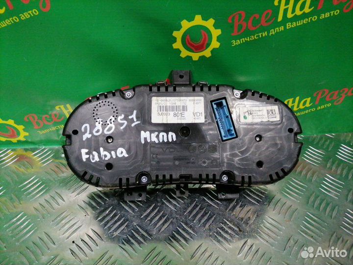 Щиток панель приборов Skoda Fabia хэтчбек