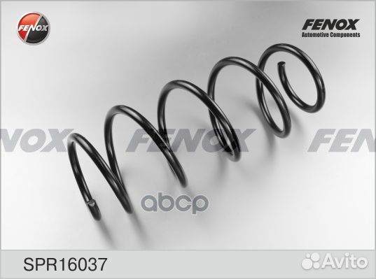 Пружина подвески SPR16037 fenox