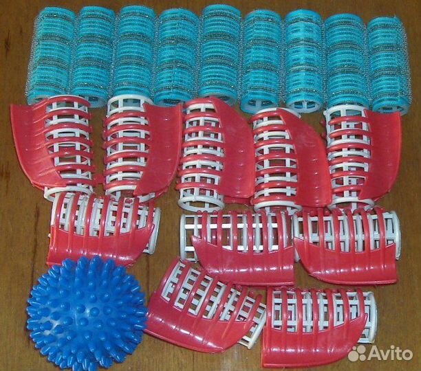 Бигуди и мячик для стирки