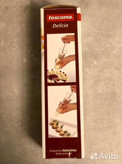 Кондитерский шприц новый, Tescoma, 8 насадок