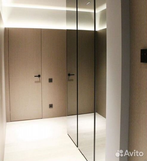 Скрытые межкомнатные двери