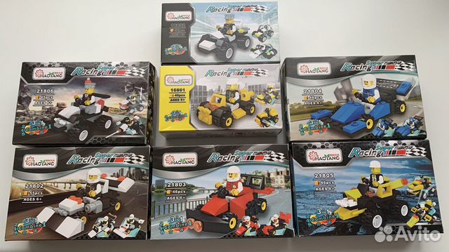 Конструкторы 7 шт. +1 в подарок