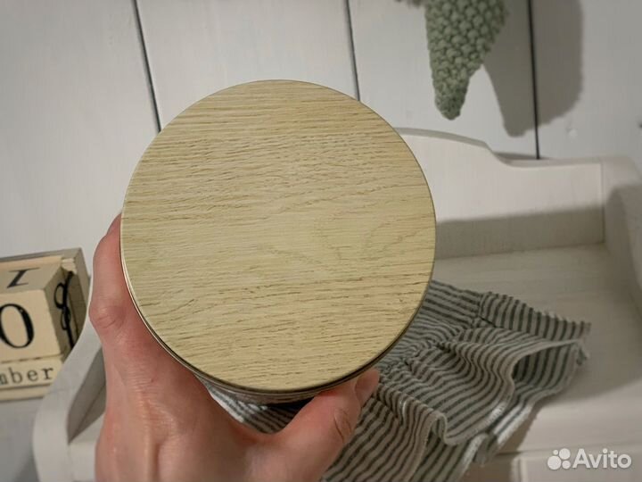 Новая металлическая банка для хранения 10*14 см