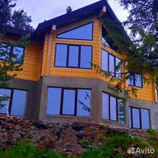 Пластиковые окна. Остекление частных домов