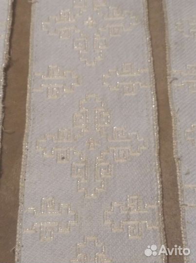 Старинные галуны, серебряная нить