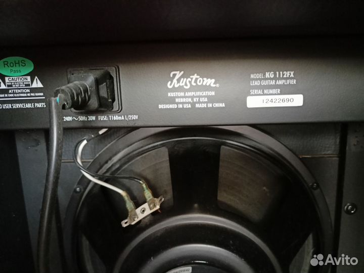 Гитарный комбоусилитель Kustom KG112FX