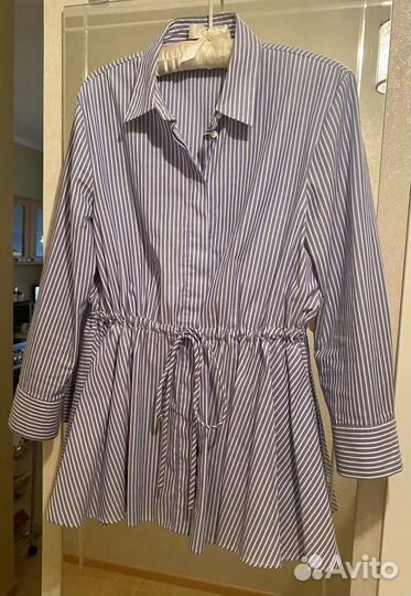 Рубашка в полоску zara