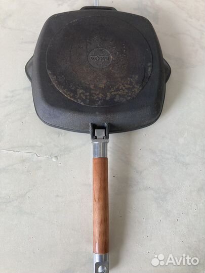 Чугунная сковорода гриль