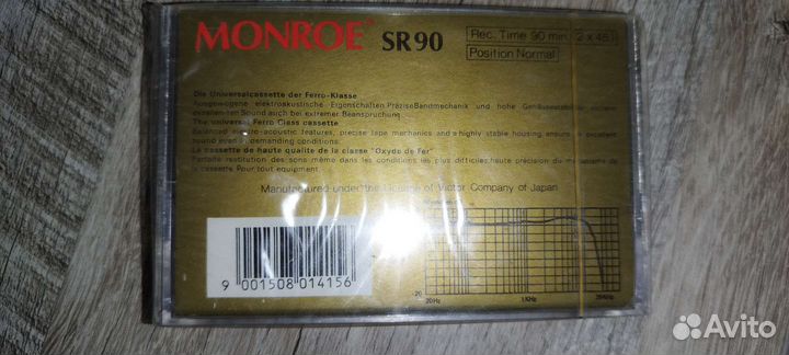 Аудиокассеты запечатанные monroe