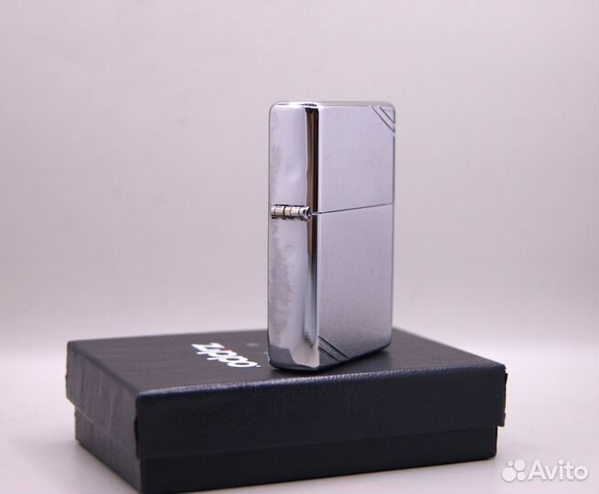 Оригинальная Zippo 230 vintage brushed chrome