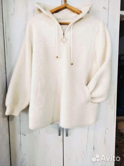 Кардиган пушистый ангора Оверсайз