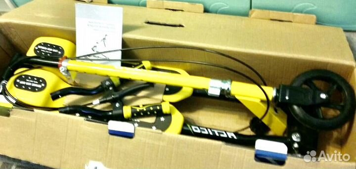 Двухполозьевый самокат для взрослых