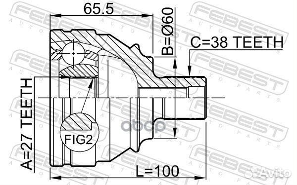 ШРУС наружный к-кт VW T4 2.8i/1.9-2.5TDi 90-03