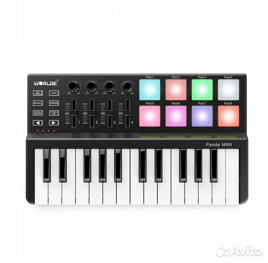 Миди клавиатура Worlde Panda mini C, новая