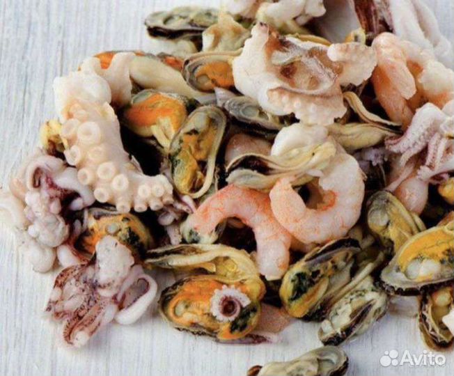 Морской коктейль рыба морепродукты доставка