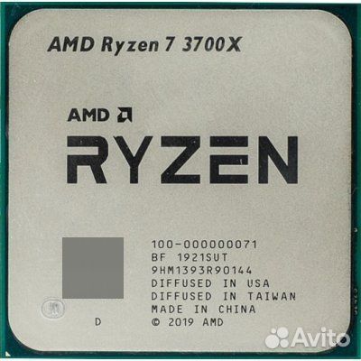 Процессор AMD Ryzen 7 3700X (AM4 3.6-4.4GHz 8c/16t