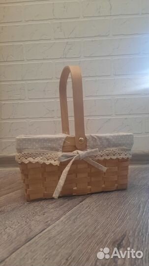 Корзинка плетенная для хранения
