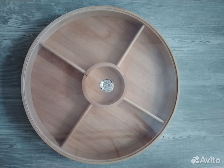 Менажница бамбук с крышкой