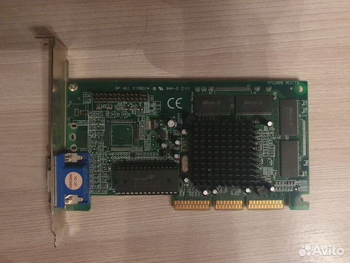 Рабочие видеокарты AGP разные