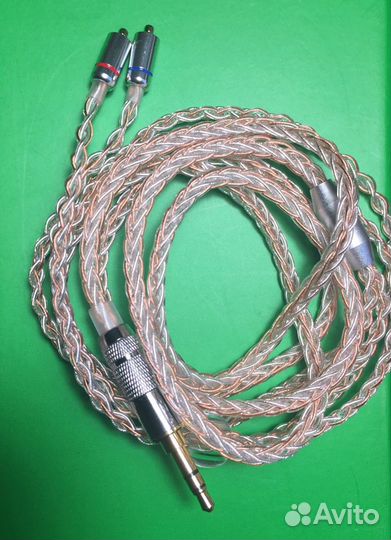 Кабель криоМедь+серебро 3.5 Джек mmcx
