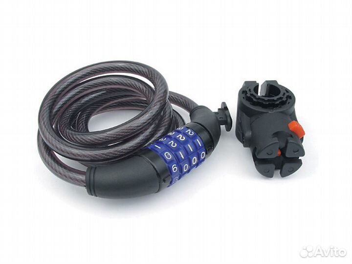 Замок для велосипеда кодовый с креплением на седло