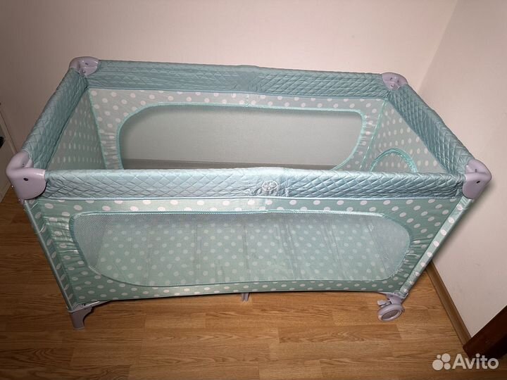 Комплект манеж - кровать Happy Baby Martin, слипик