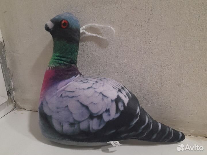 Голубь игрушка мягкая