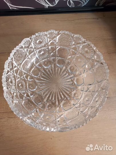 Вазы, конфетницы хрустальные времен СССР
