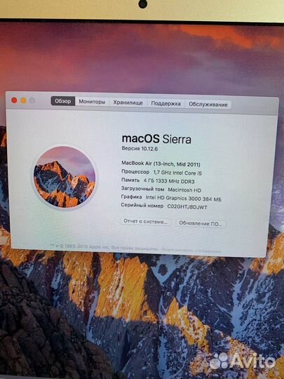 Apple MacBook Air 13 2011