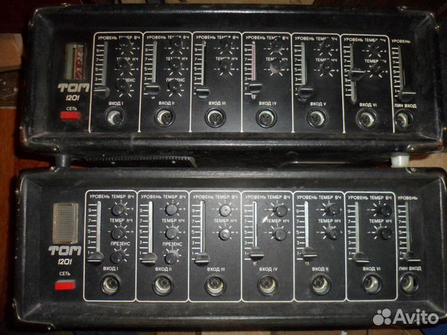 Для репетиций том-1201и ламповый предусилитель
