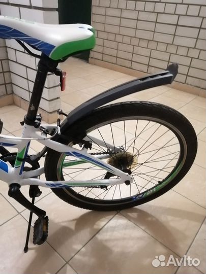 Велосипед подростковый алюминиевый 24 бу