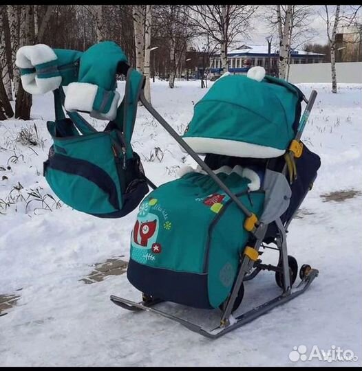 Санки коляска ника 7 2