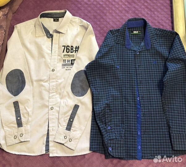 Рубашка на мальчика 140