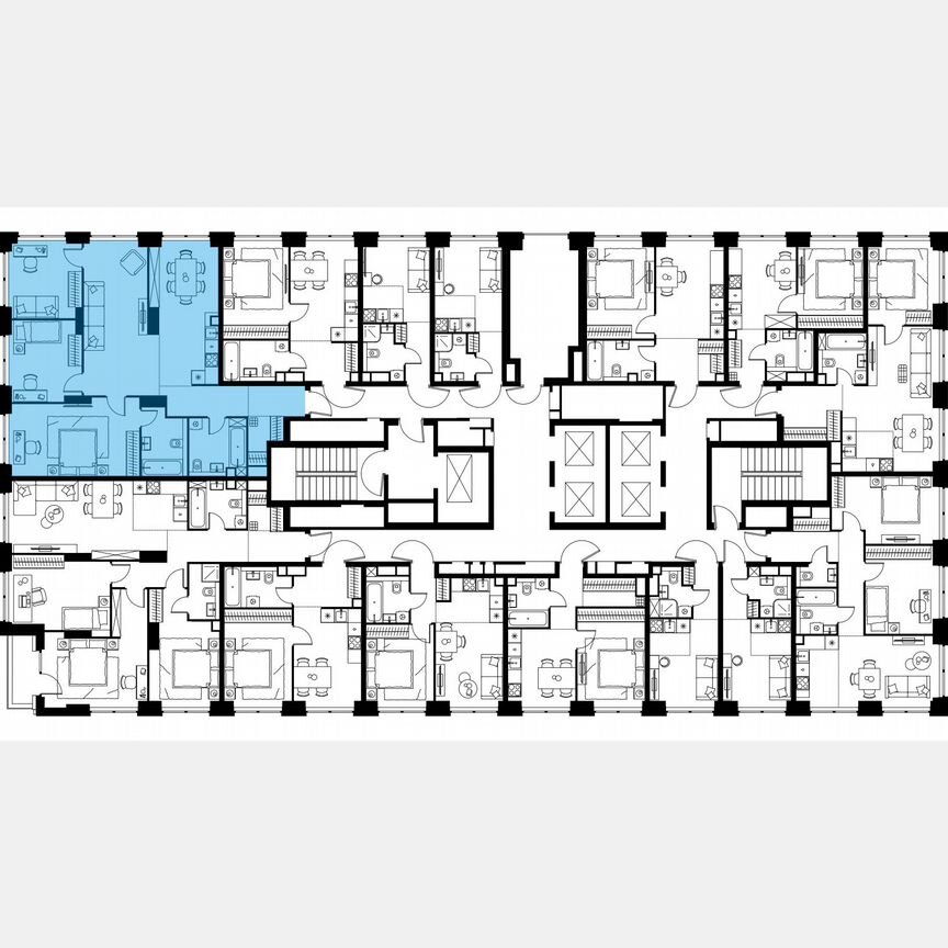 4-к. квартира, 101,8 м², 3/48 эт.