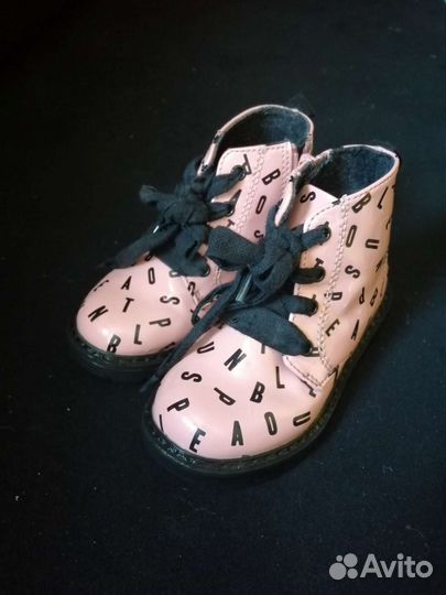 Ботинки демисезонные для девочки 22 размер