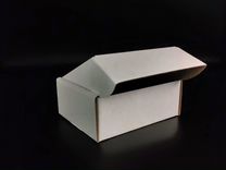 Самосборные коробки белые. Производство