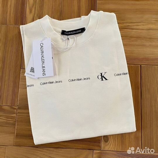 Calvin klein мужская футболка белая