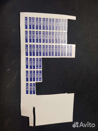 Декаль полицейские номера