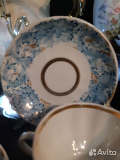 Чайная пара лфз костяной фарфор