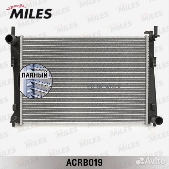 Miles acrb019 Радиатор (паяный) ford fiesta/fusion