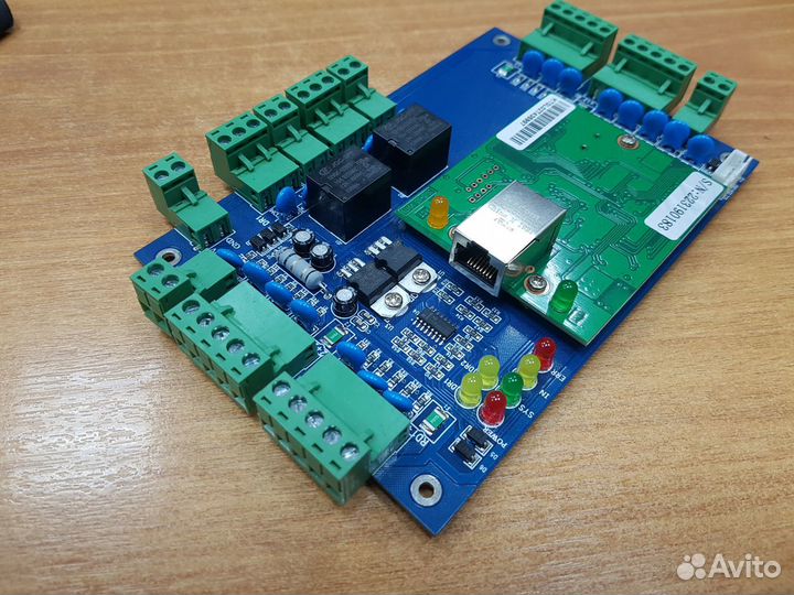 Контроллер управления 2-мя дверьми, сетевой