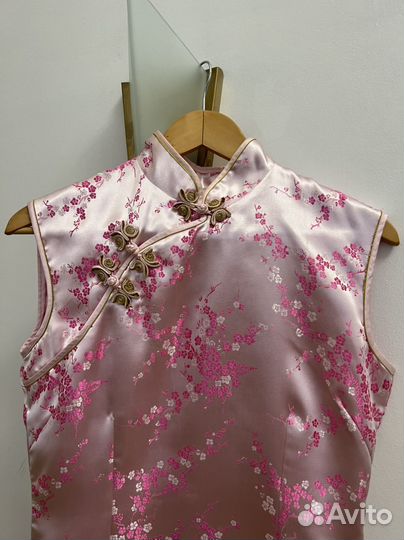 Винтажное Платье в китайском стиле ципао