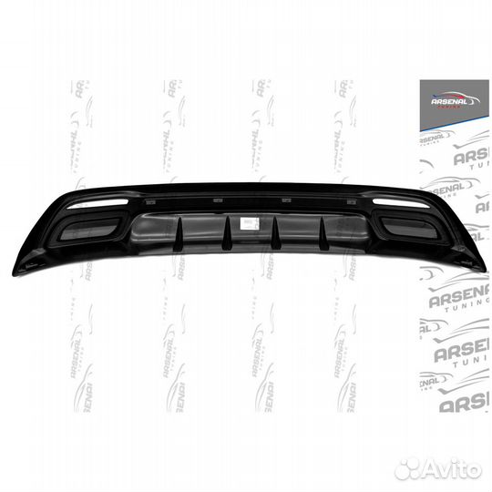 Диффузор (накладка бампера) KIA RIO 3 дорестайлинг