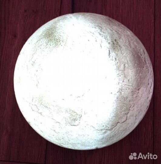 Ночник 12 фаз луны на батарейках с пультом