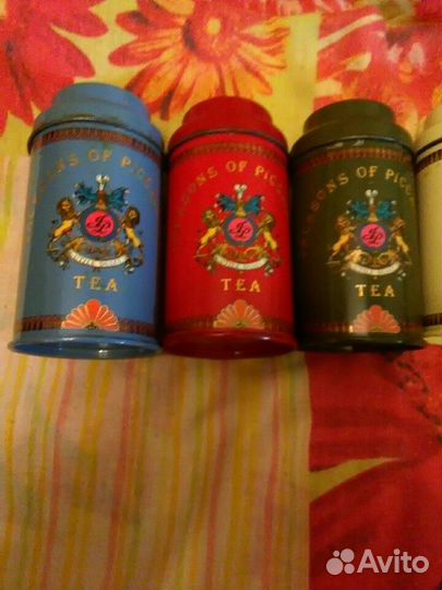 Баночки для чая Jacksons Tea И мельница СССР