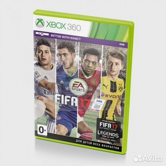 Игра Фифа 17 Xbox 360 лицензия