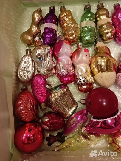 Елочные игрушки СССР одним лотом