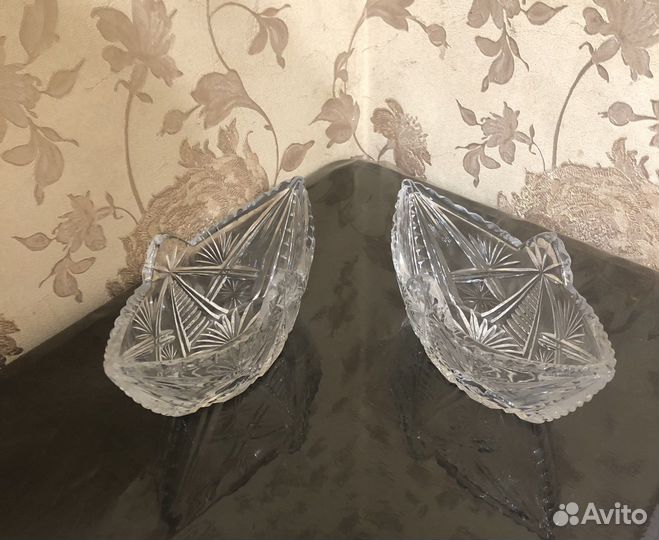 Хрустальная ваза времен СССР