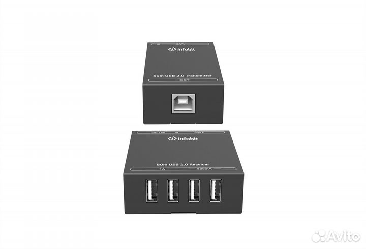 Комплект удлинителя сигнала Infobit iTrans USB2-TR