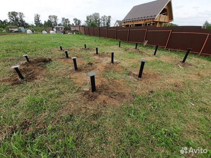 Винтовые сваи / Фундамент под ключ